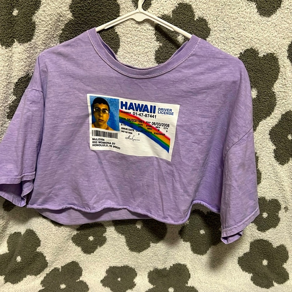 mclovin crop top